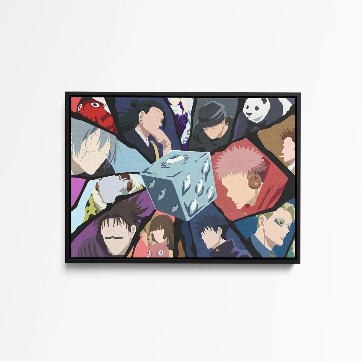 Tableau Jujutsu Kaisen Personnages Et Cube – Image 4