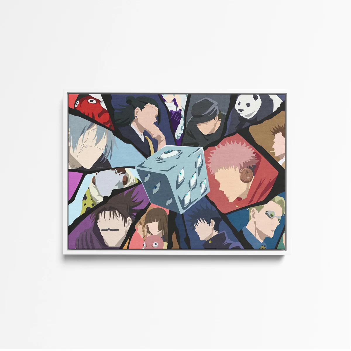 Tableau Jujutsu Kaisen Personnages Et Cube – Image 5