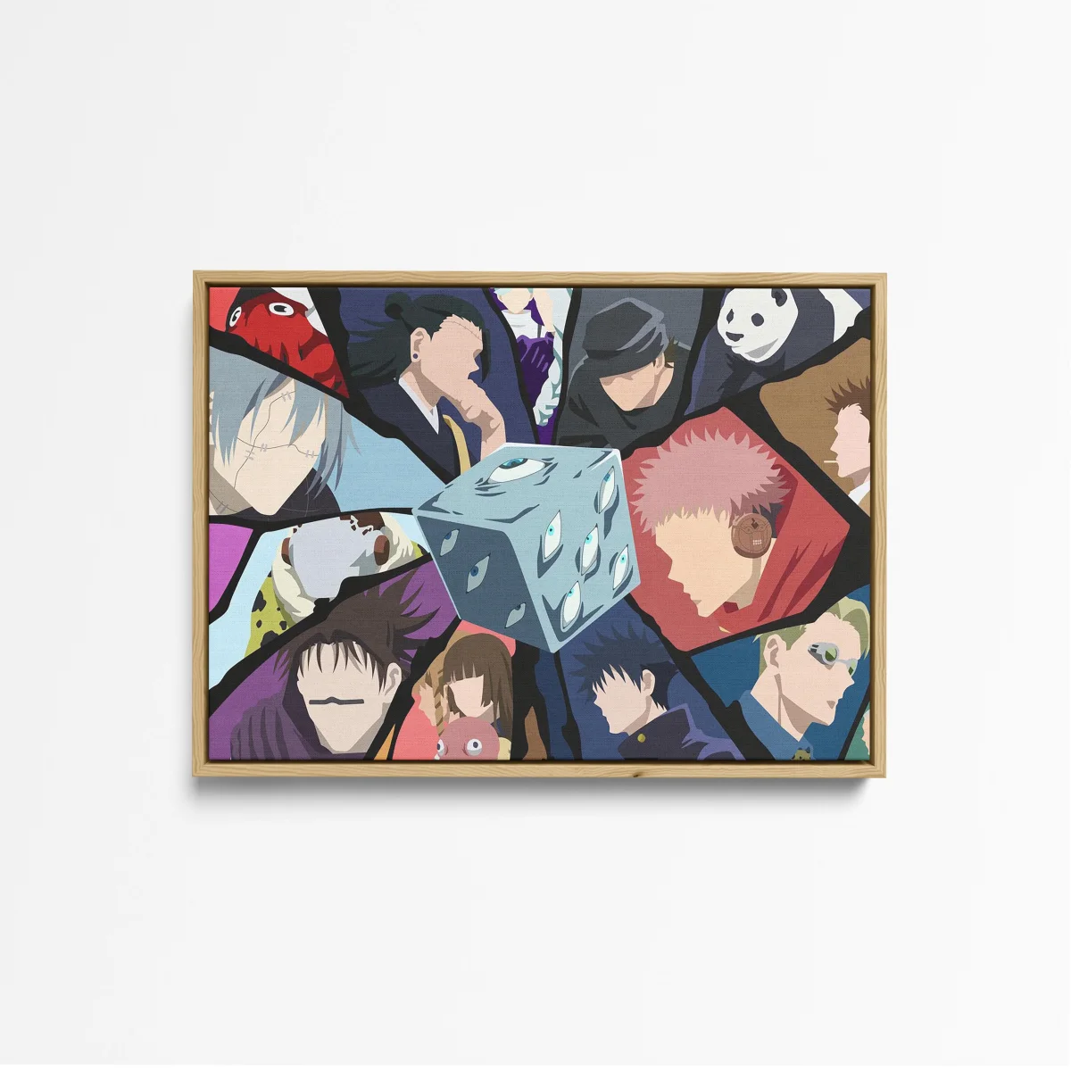 Tableau Jujutsu Kaisen Personnages Et Cube – Image 6