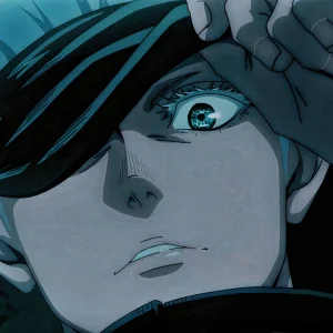 Tableau Jujutsu Kaisen Regard Hypnotique Intense