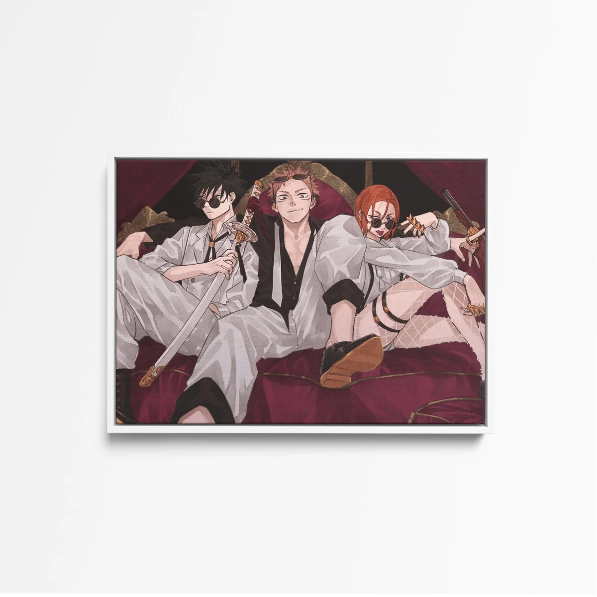 Tableau Jujutsu Kaisen Trio Elegant Arme – Image 5