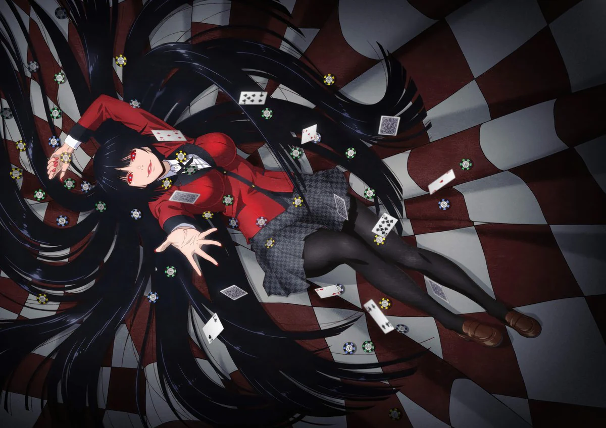 Tableau Kakegurui Cartes Et Cheveux – Image 2