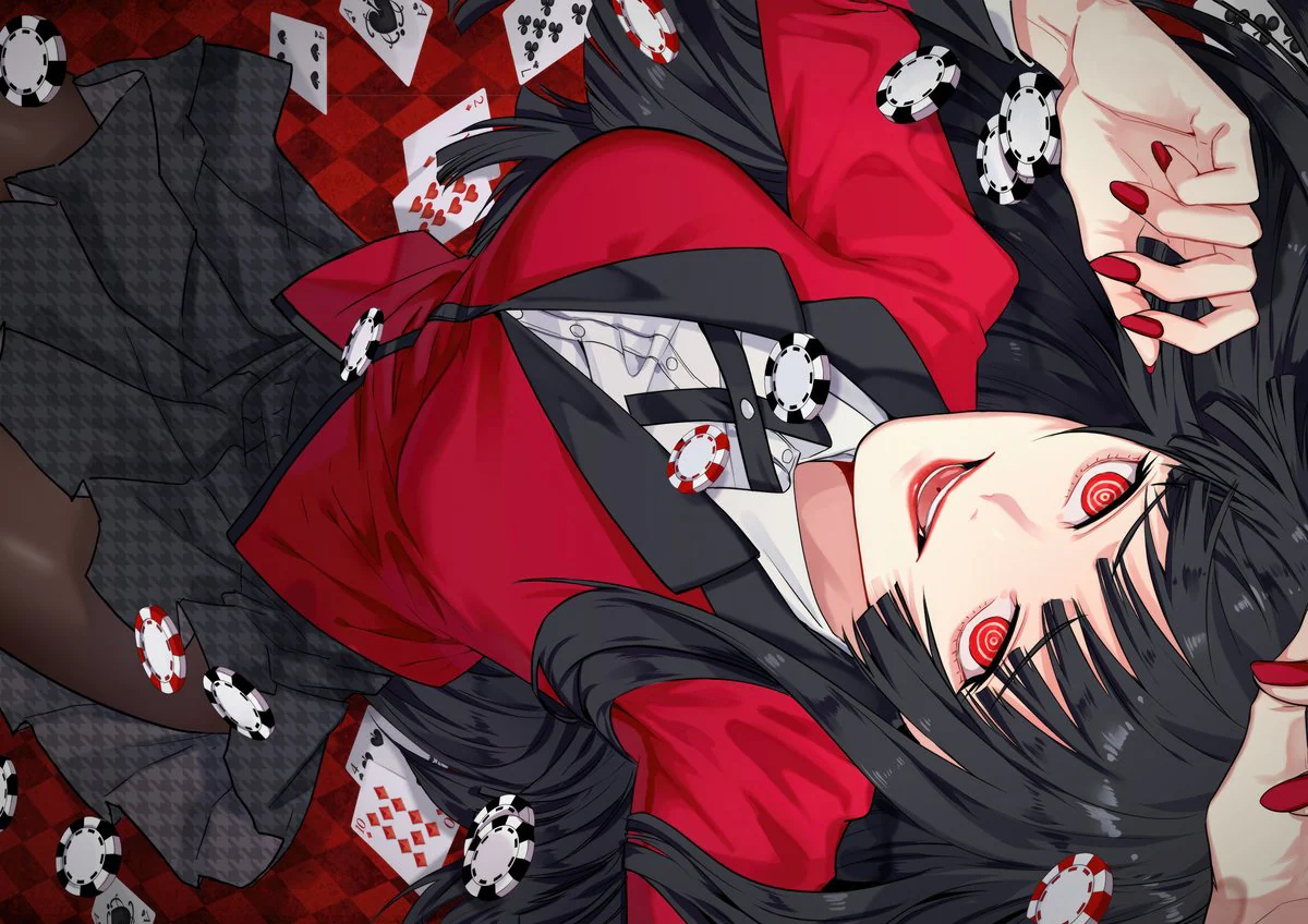 Tableau Kakegurui Cartes Et Jetons