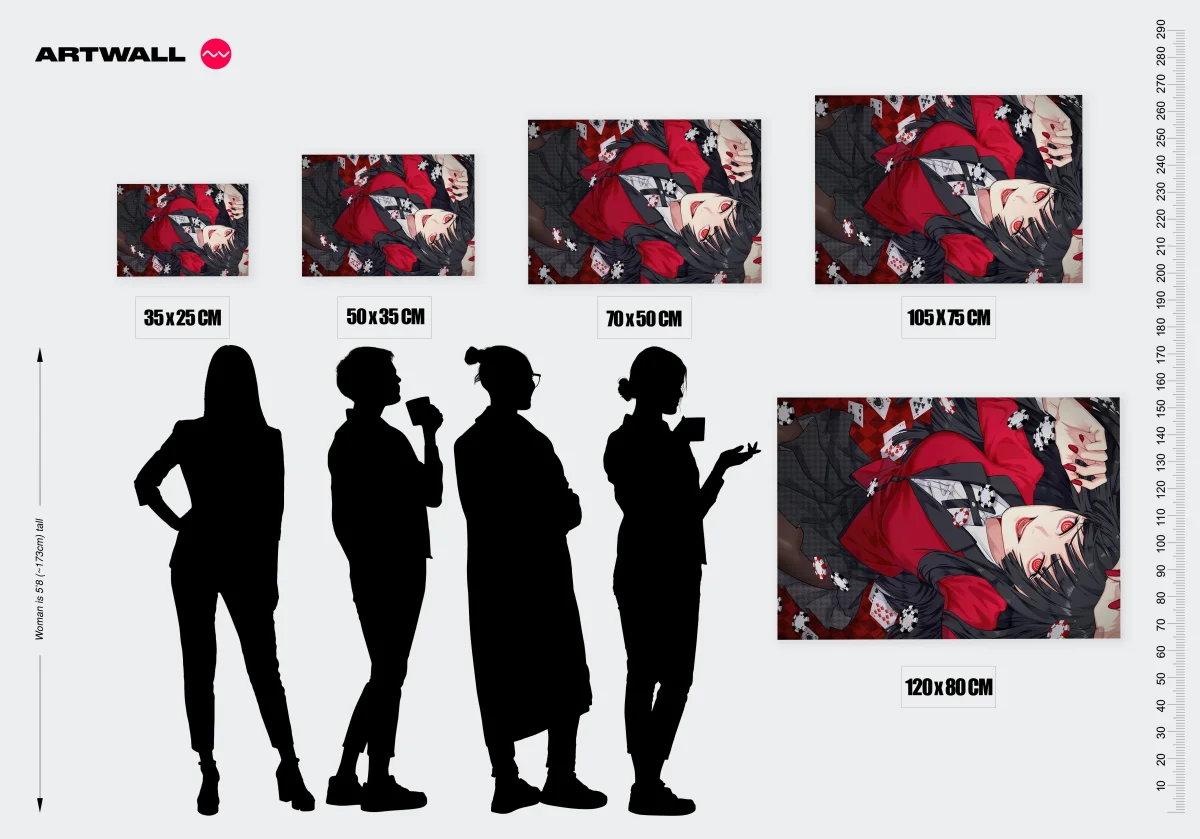 Tableau Kakegurui Cartes Et Jetons – Image 3