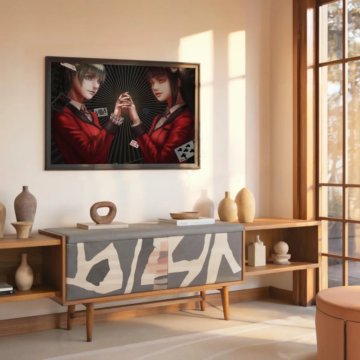 Tableau Kakegurui Cartes Et Regards – Image 7