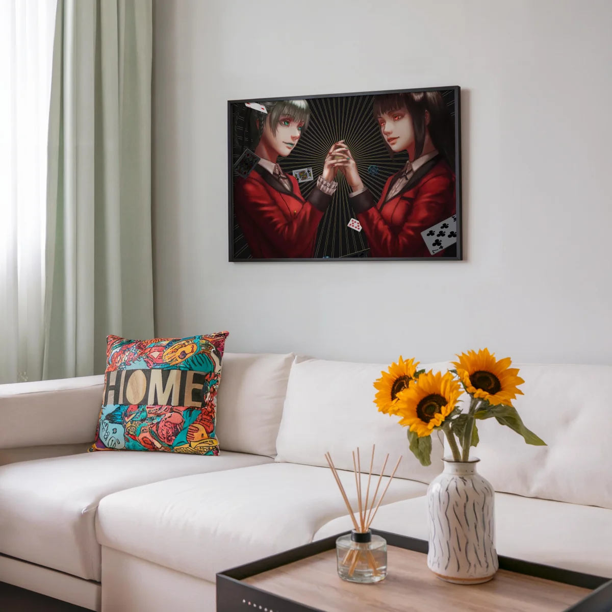 Tableau Kakegurui Cartes Et Regards – Image 8