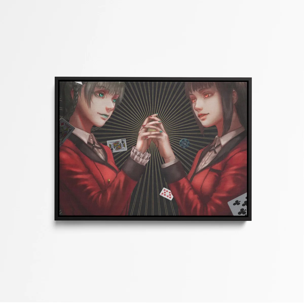 Tableau Kakegurui Cartes Et Regards – Image 4