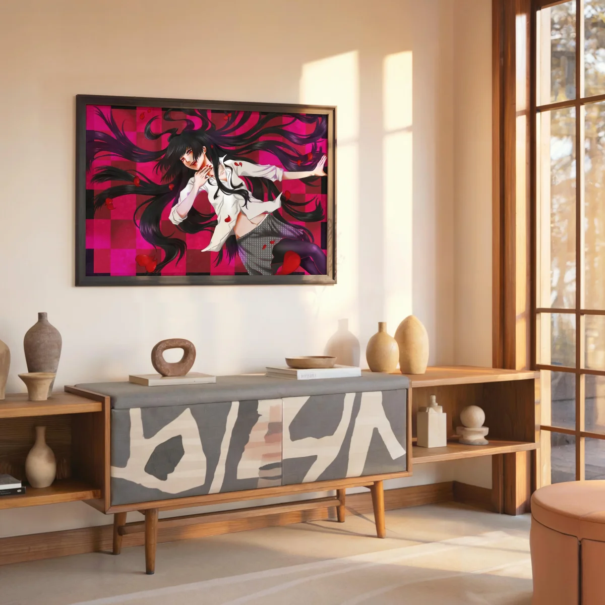 Tableau Kakegurui Chevelure Noire Envolee – Image 7