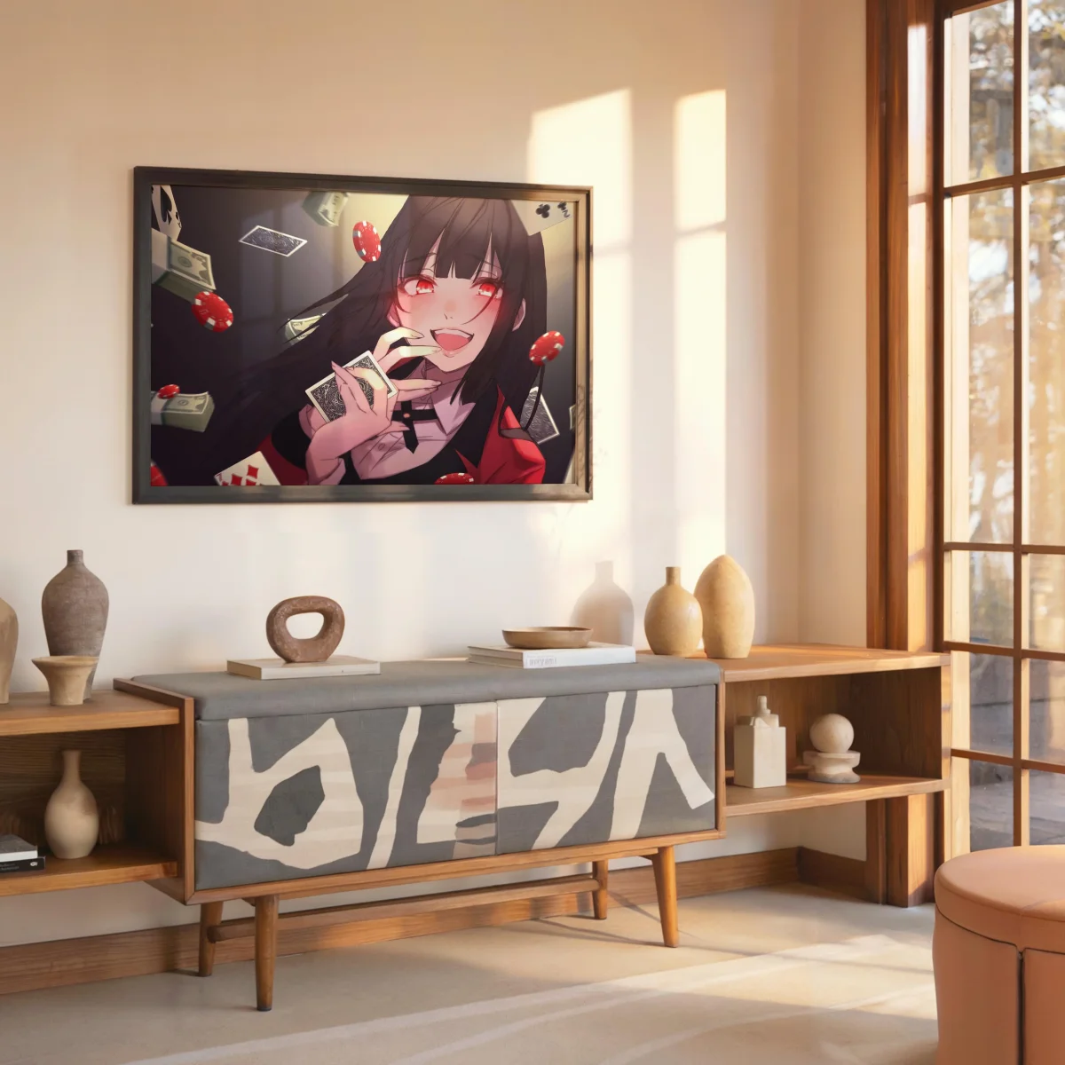 Tableau Kakegurui Joueuse Enjouee Cartes – Image 7