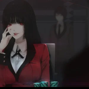 Tableau Kakegurui Joueuse Rouge Malicieuse