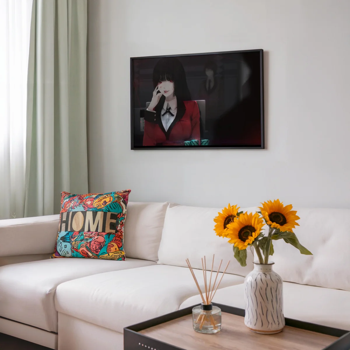 Tableau Kakegurui Joueuse Rouge Malicieuse – Image 7