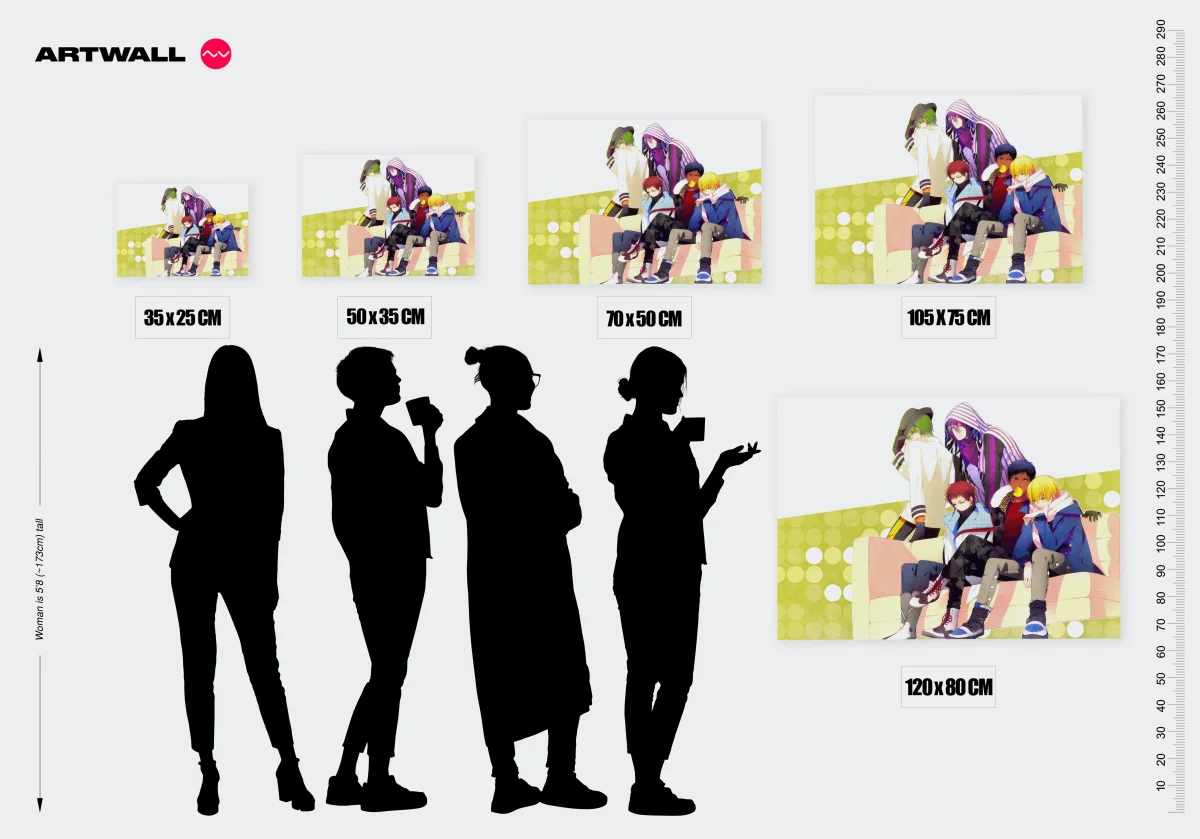 Tableau Kuroko No Basket Personnages Sur Canape – Image 3