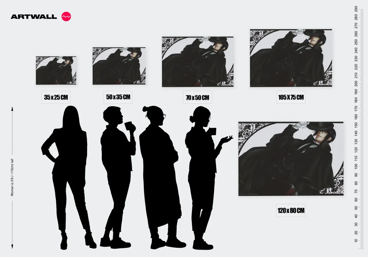 Tableau Kuroshitsuji Elegance A Chapeau – Image 3