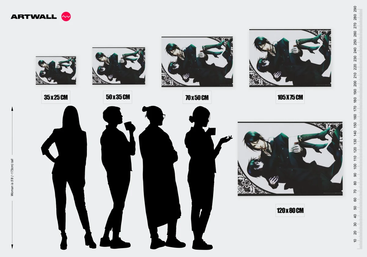 Tableau Kuroshitsuji Majordome Portant Maitre – Image 3