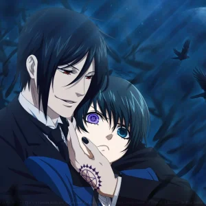 Tableau Kuroshitsuji Protecteur Nocturne Mysterieux