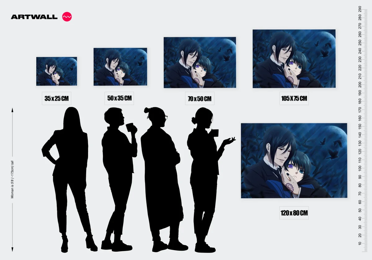 Tableau Kuroshitsuji Protecteur Nocturne Mysterieux – Image 3