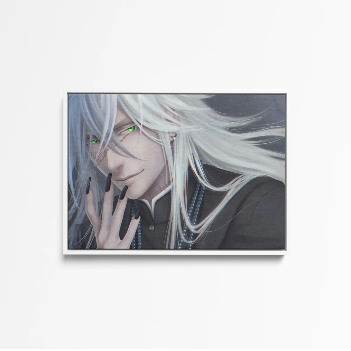 Tableau Kuroshitsuji Sourire Enigmatique Argente – Image 5