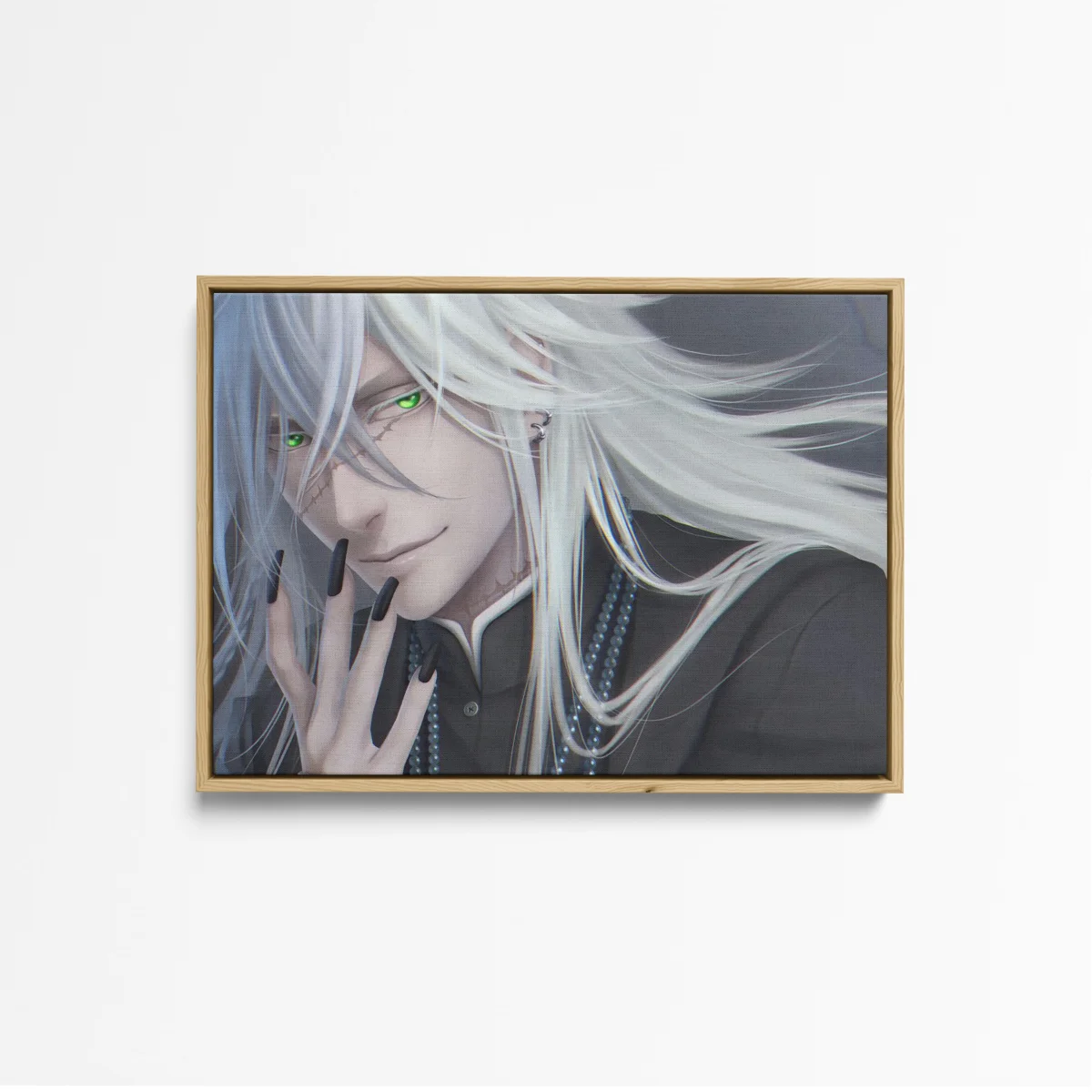 Tableau Kuroshitsuji Sourire Enigmatique Argente – Image 6