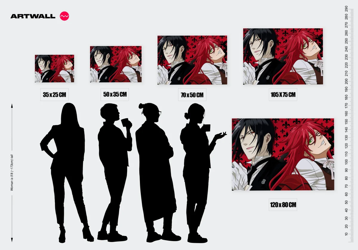 Tableau Kuroshitsuji Sourires Sombres – Image 3