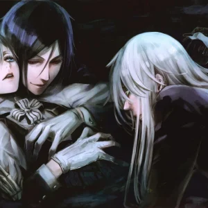 Tableau Kuroshitsuji Triangle Sombre Mysterieux