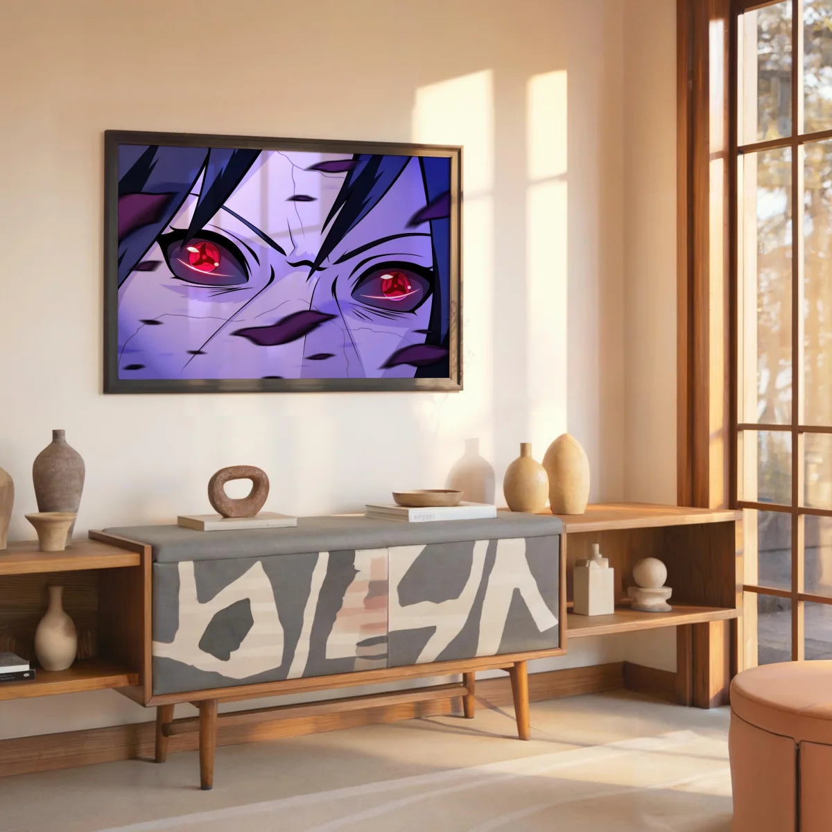 Tableau Naruto Yeux Ecarlates Intenses – Image 8