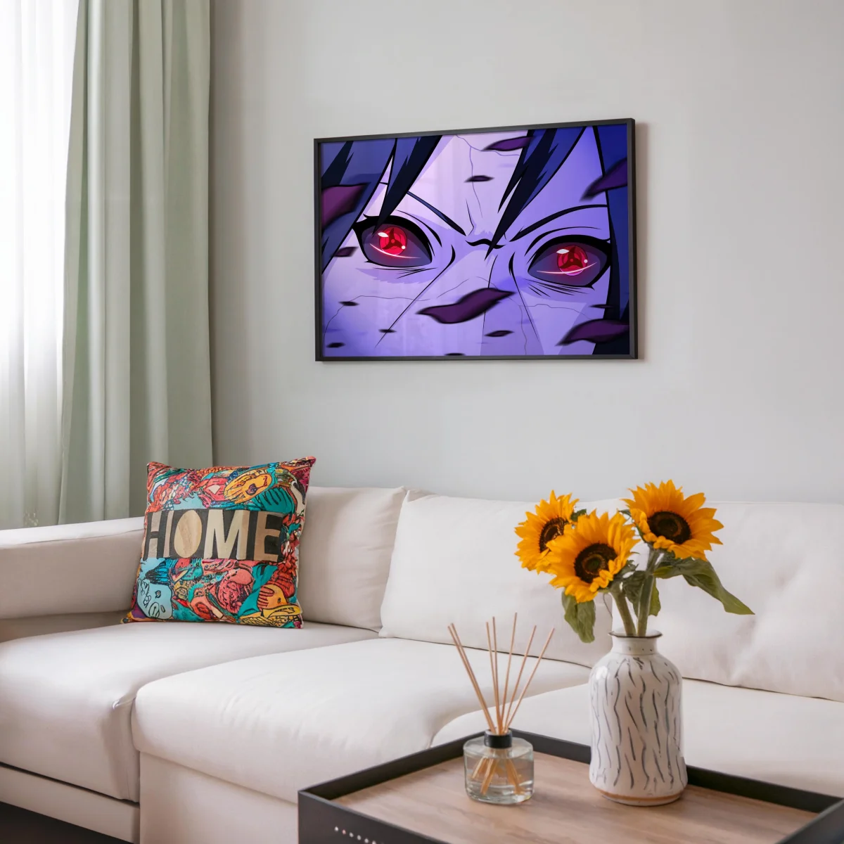 Tableau Naruto Yeux Ecarlates Intenses – Image 7