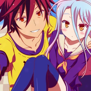 Tableau No Game No Life Selfie Complice Colore