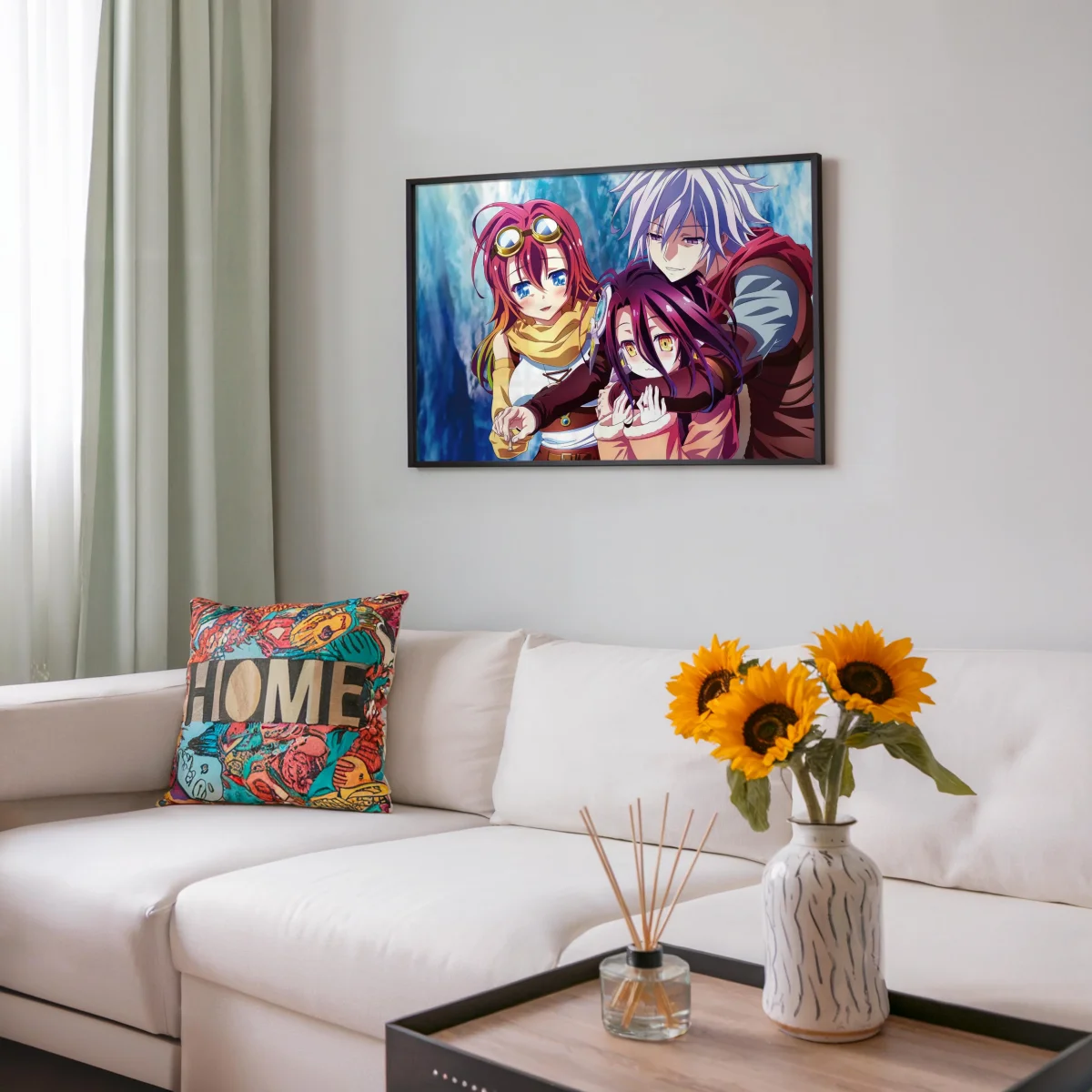 Tableau No Game No Life Sourires Et Etreintes – Image 8