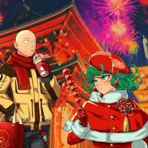 Tableau One Punch Man Personnages Festival Hivernal