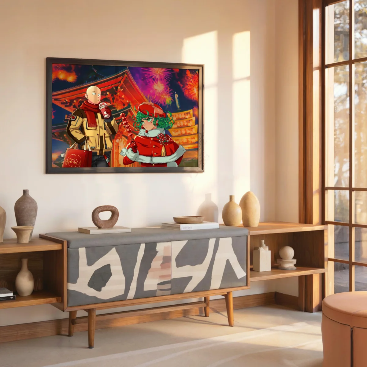 Tableau One Punch Man Personnages Festival Hivernal – Image 8