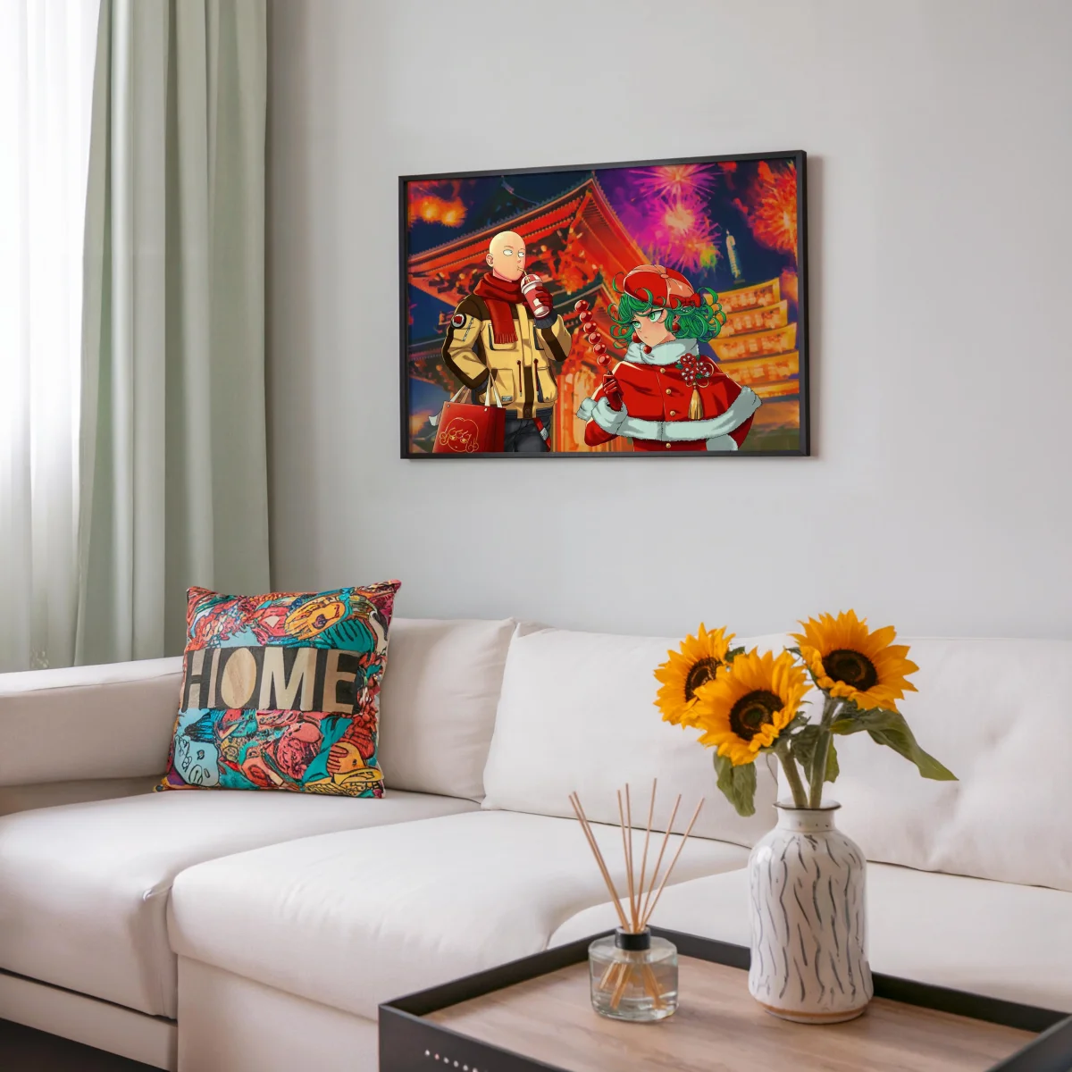 Tableau One Punch Man Personnages Festival Hivernal – Image 7