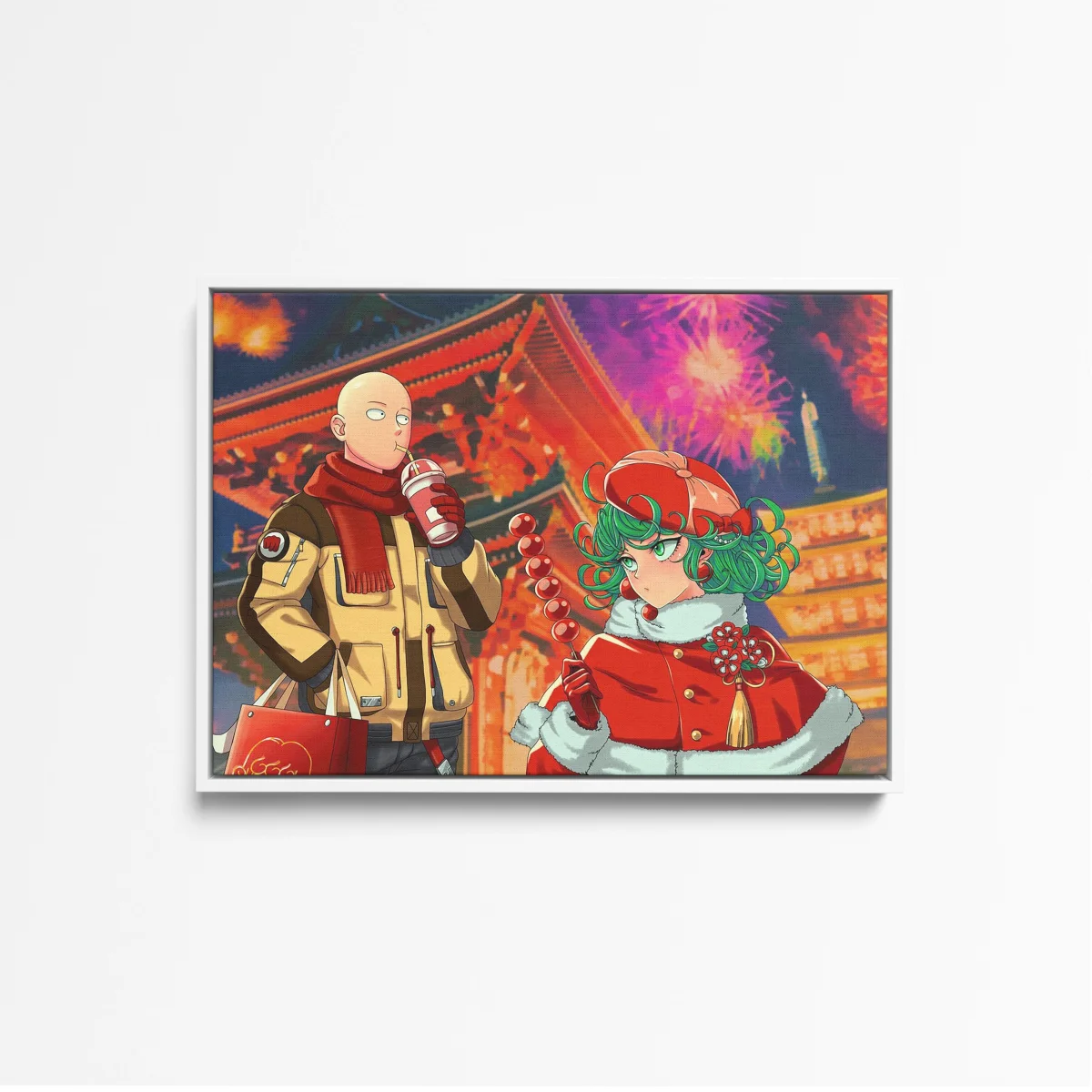 Tableau One Punch Man Personnages Festival Hivernal – Image 5