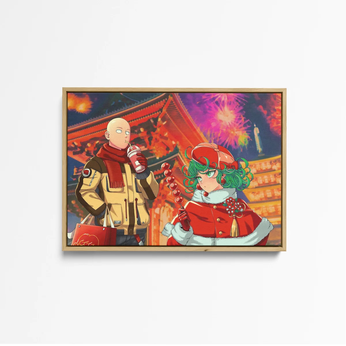 Tableau One Punch Man Personnages Festival Hivernal – Image 6