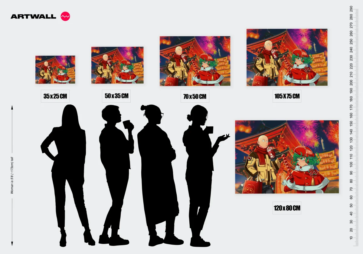 Tableau One Punch Man Personnages Festival Hivernal – Image 3