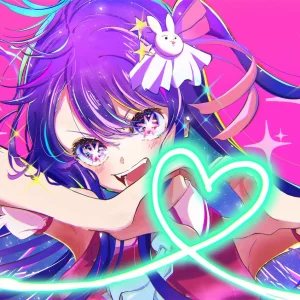 Tableau Oshi No Ko Coeur Etincelant Fantaisie