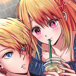 Tableau Oshi No Ko Partage Boisson Amoureuse