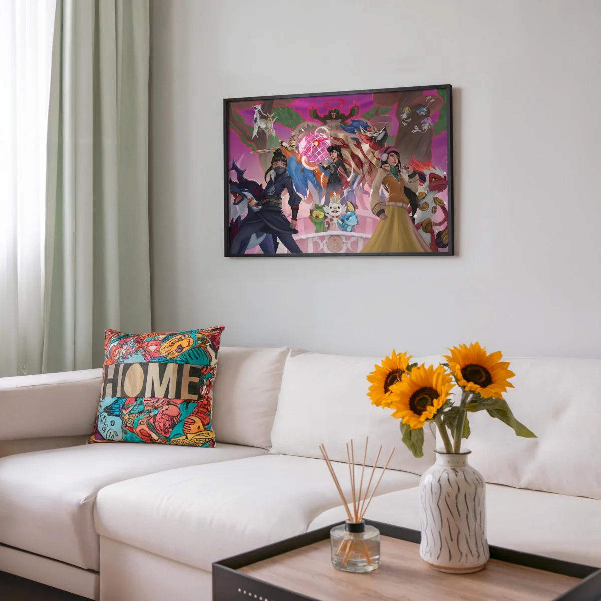 Tableau Pokemon Entraineurs Et Pokemon 1 – Image 9