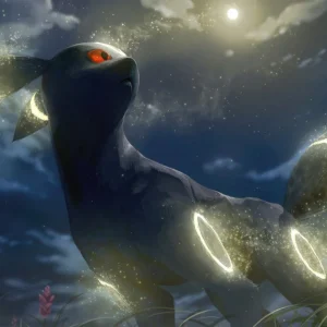 Tableau Pokemon Lumieres Nocturnes Mystiques