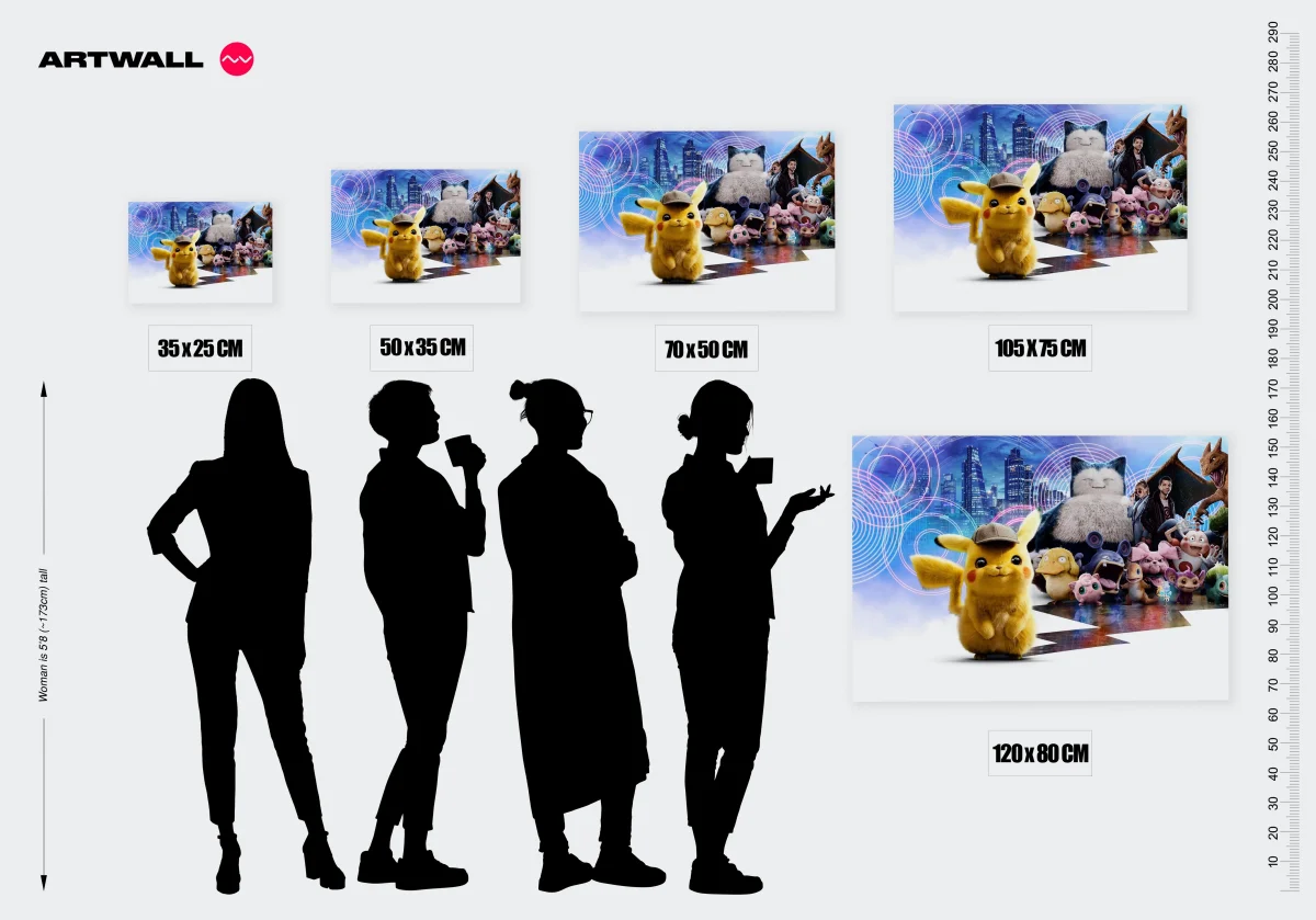 Tableau Pokemon Pikachu Detective Pokemon – Image 3