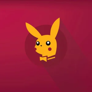 Tableau Pokemon Pikachu Elegant Minimaliste
