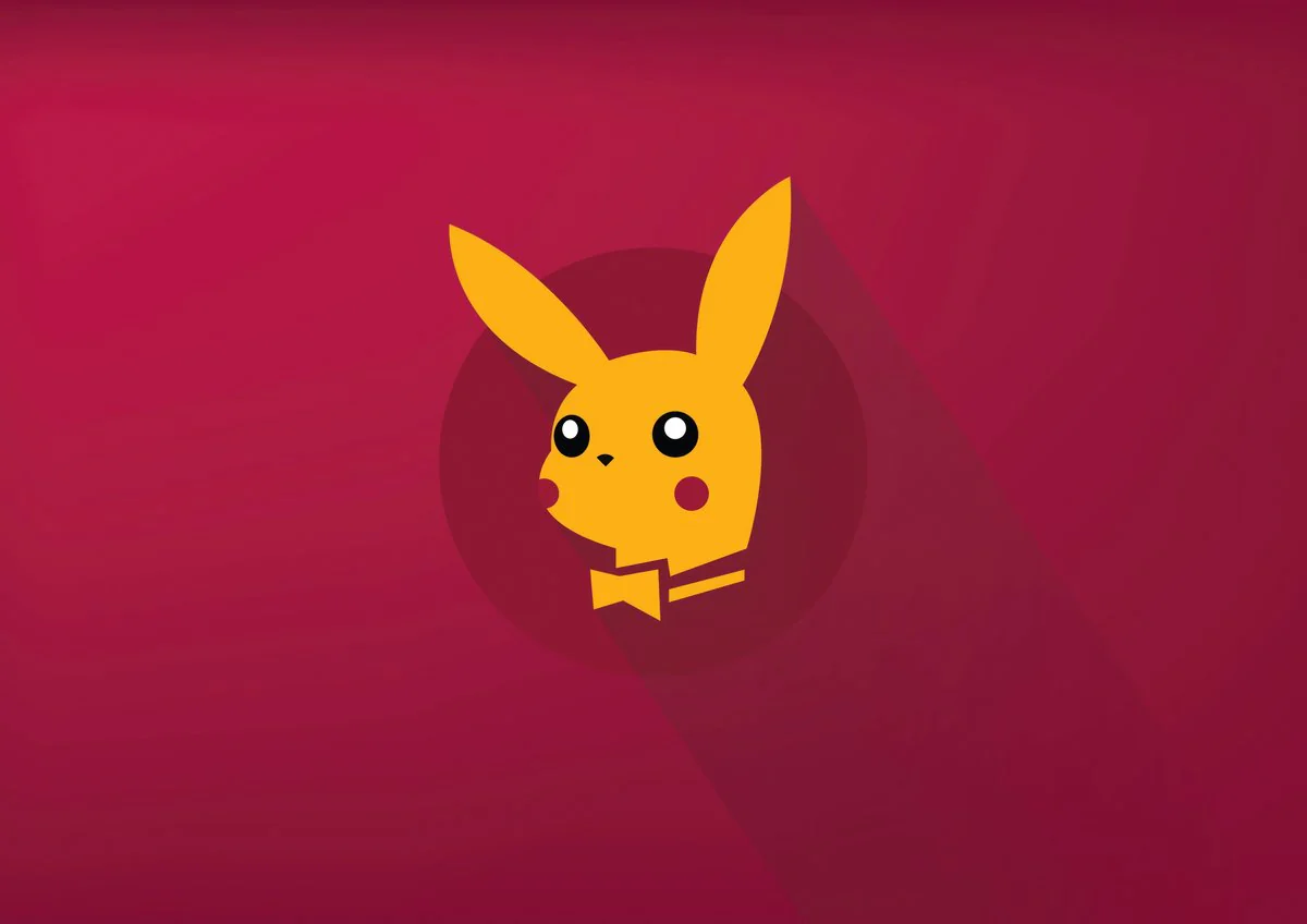 Tableau Pokemon Pikachu Elegant Minimaliste