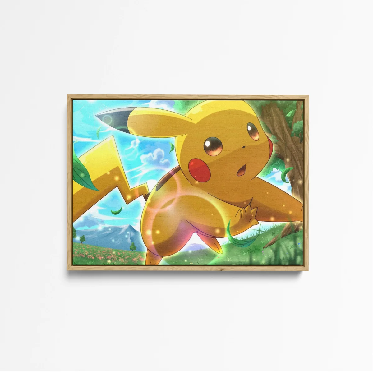 Tableau Pokemon Pikachu Enjoue Champetre – Image 6