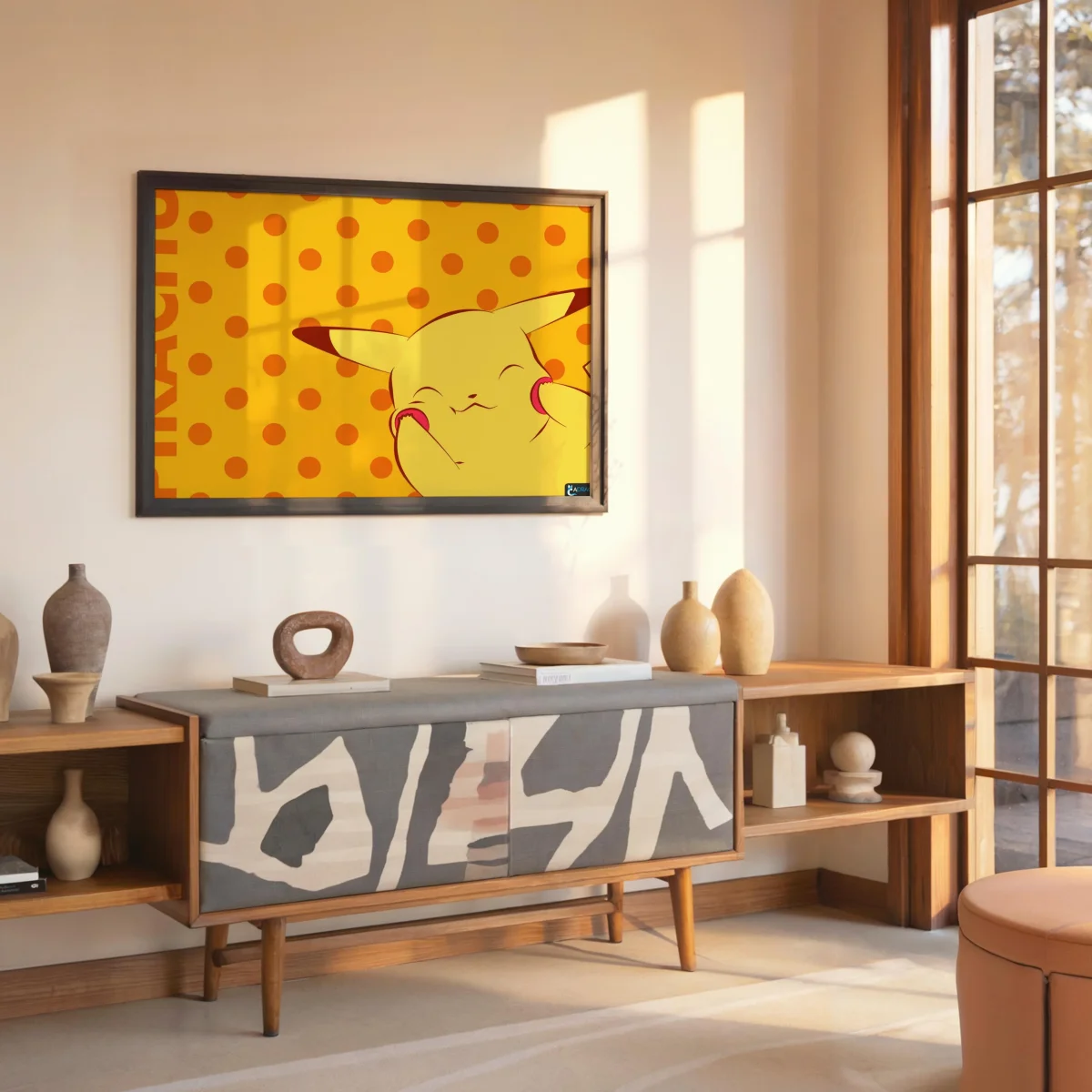 Tableau Pokemon Souriant Jaune Pois – Image 7