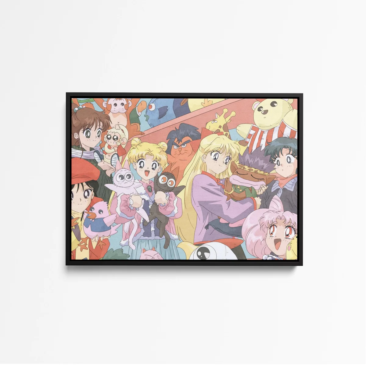 Tableau Sailor Moon Personnages Et Peluches – Image 4