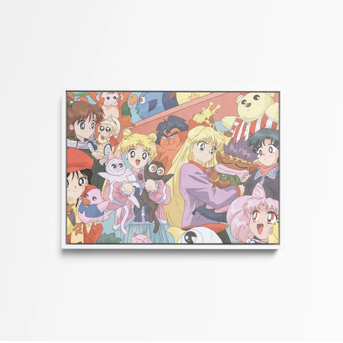 Tableau Sailor Moon Personnages Et Peluches – Image 5