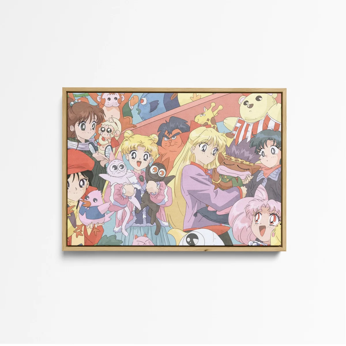 Tableau Sailor Moon Personnages Et Peluches – Image 6