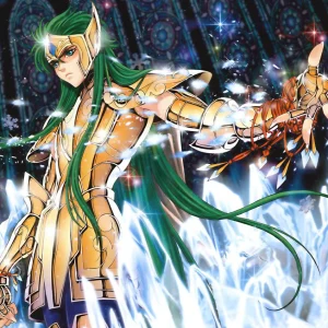 Tableau Saint Seiya Chevalier Glace Magique
