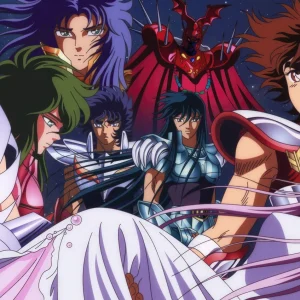Tableau Saint Seiya Guerriers Stellaires Uni