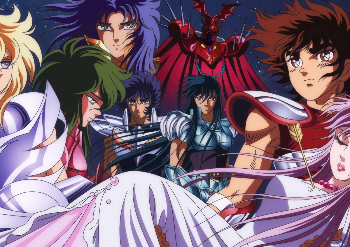 Tableau Saint Seiya Guerriers Stellaires Uni – Image 2