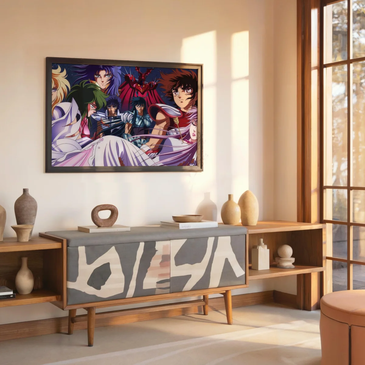 Tableau Saint Seiya Guerriers Stellaires Uni – Image 8